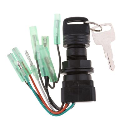 Motor Ignition Key Switch Assembly for Suzuki Outboard Control Box 3711099E00 3711092E01 Ignition Switch Key