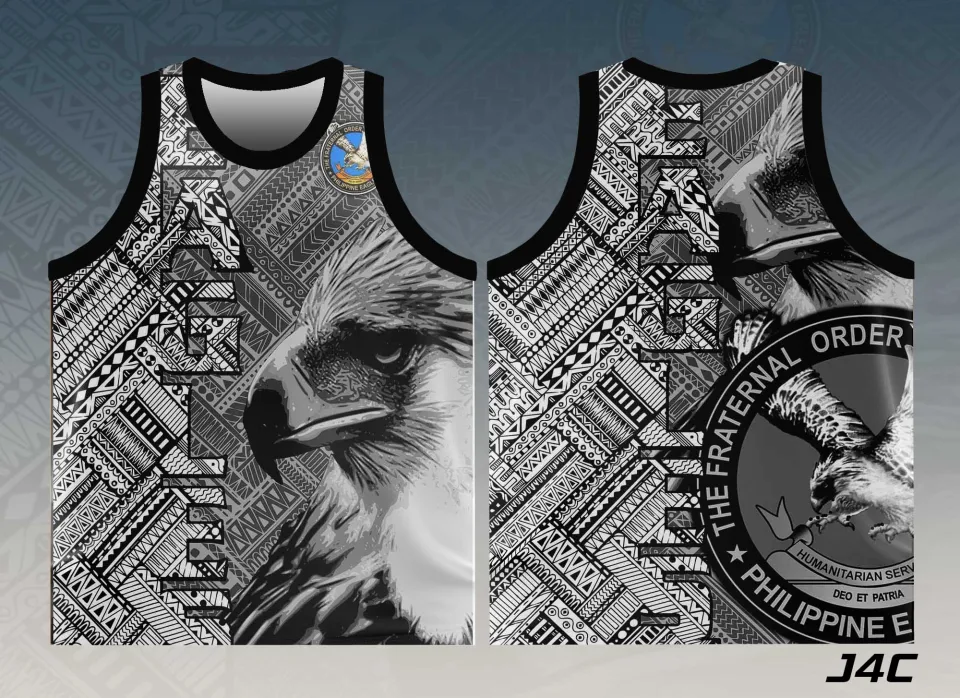 philippine eagles fraternal order of eagle FRATERNITY LIMITED EDITION FULL  SUBLIMATION SANDO JERSEY