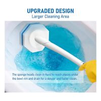 Disposable Toilet Cleaning System Fresh Brush Flushable Refills Toilet Wand Refills 30Pcs