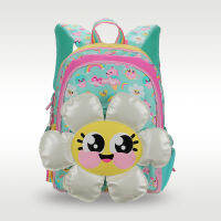 ออสเตรเลีย Smiggle ต้นฉบับร้อนขายกระเป๋านักเรียนเด็กที่มีคุณภาพสูงน่ารักดอกทานตะวันสาวกระเป๋า3-6ปี14นิ้ว