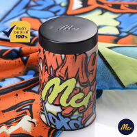 Mc Jeans ผ้าเช็ดหน้า อเนกประสงค์ พร้อมกระป๋อง ลาย Graffiti สีส้ม M06Z006