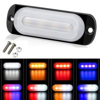 4 LED stroboscopiques 12/24V lumière clignotante latérale d 39;urgence lampe de poche Super puissante pour voiture camion SUV