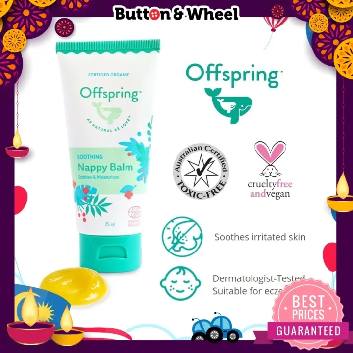 Big Promo Offspring Soothing Nappy Balm 75ML (Expiry Date 01/2024) Lazada