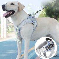 【DT】New Pet Chest Strap Medium and Large Dog Vest Style Dog Strap Explosion-proof Impact Dog Reflective Towing Rope hot 1