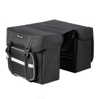 Bicycle Panniers Waterproof Cycling Bags 28L Large Capacity Luggage Rain Cover Cargo Bag Basket MTB Bike Bags