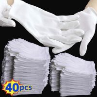 Popular Soft Cotton Work Gloves for Dry Hands Handling Film SPA Gloves Ceremonial High Stretch Gloves Household Cleaning Tools