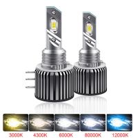 2Pcs H15 LED Bulbs Canbus No Error 120W 30000LM Car Lights For Audi Mercedes Benz BMW Volkswagen Golf Daytime Running Lights Bulbs  LEDs  HIDs