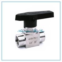 Free Shipping 1/8" 1/4" 3/8" 1/2" BSP Equal female Thread SS 304 Stainless Steel Flow Control shut off Ball Valve Q11SA-PN6.4