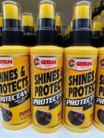 GETSUN SHINES &amp; PROTECTS 118ML   น้ำยาเคลือบเบาะ คอนโซล เคลือบพลาสติก เบาะหนัง สเปรย์เคลือบเงา น้ำยาเคลือบคอนโซล แผงหน้าปัดรถ ป้องกันแสง