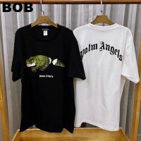 BOB เสื้อยืดแขนสั้น PalmAngels จระเข้ unisex tshirt SMLXL2XL3XL unisex #polo