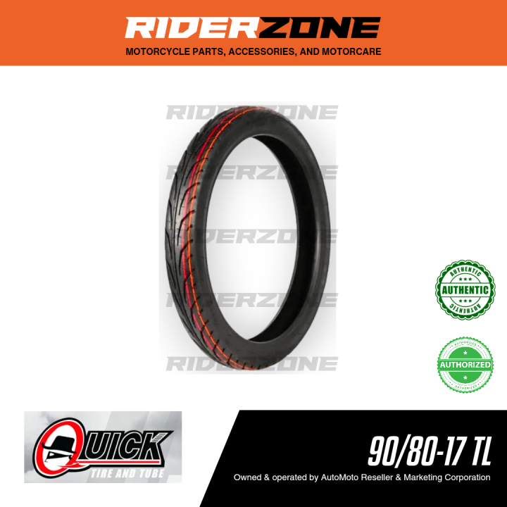 QUICK TIRE TUBELESS 90/80-17 | Lazada PH