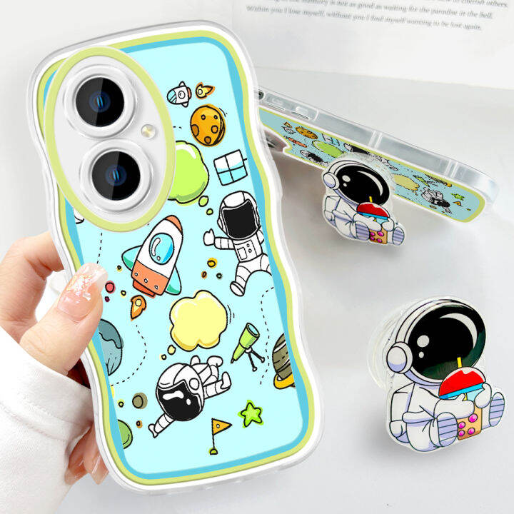 เคส-ggk-สำหรับ-vivo-y27-y27-5กรัมพร้อมที่ยึดนิ่มแฟชั่นเคสโทรศัพท์หยักเคสโทรศัพท์มือถือรูปการ์ตูนกันกระแทกสำหรับคลุมทั้งหมดป้องกันกล้อง