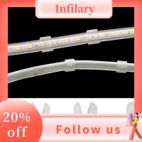 INFILARY 10PCS พีพี หัวเข็มขัดสาย LED กันน้ำกันน้ำได้ โปร่งใสโปร่งใส ขั้วต่อมุม อุปกรณ์เสริมเสริม การเชื่อมฟรี ขั้วต่อบัดกรี สำหรับ LED 5730/5050/2835