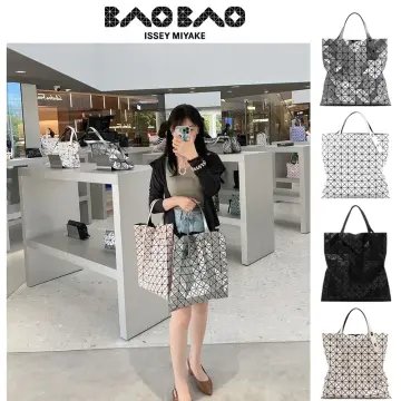 BAO BAO ISSEY MIYAKE 10x10 Tote Bag Ivory