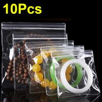 10Pcs Thicken PVC Jewelry Package Bags Transparent Anti-Oxidation Organizer Bag Display Packaging Storage Self Sealing Pouches