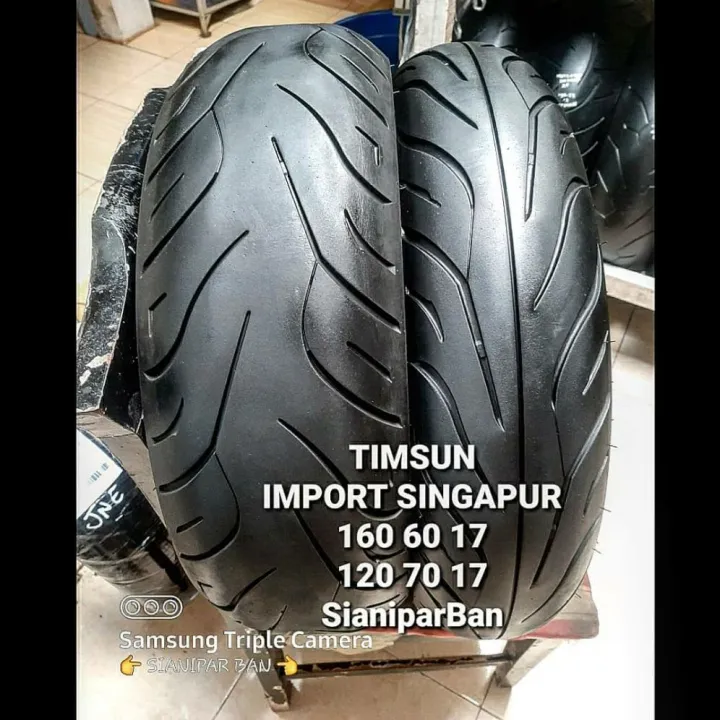 Ban Timsun Import 160 60 17 Vs 1 70 17 Not Battlax Michelin Metzeler Dunlop Diablo Rosso Lazada Indonesia