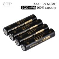 【Worth-Buy】 Trendy deals Mall GTF 1.2V 850MAh AAA 1020mWh 100% ชาร์จใหม่ได้สำหรับกล้องไฟฉายของเล่น1.2V Ni-MH