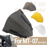 สำหรับยามาฮ่า MT07 MT 07 MT-07 FZ07 FZ-07 2014-2017กระจกรถจักรยานยนต์แผ่นเบนทางลมอุปกรณ์ดูแลกระจกรถกีฬา Parabrisas