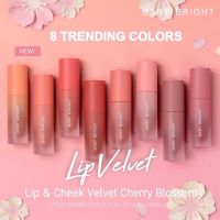 ลิปเนื้อครีม ลิปสติก BABY BRIGHT VELVET CHERRY BLOSSOM