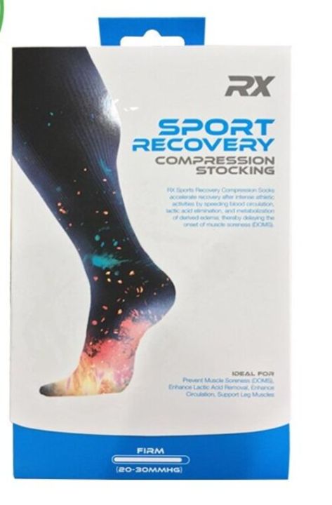 RX SPORT RECOVERY COMPRESSION STOCKING - L SIZE