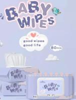 ?ส่งไว?Baby Wipes ทิชชู่เปียก 80แผ่น ถูกที่สุด ทิชชู่เปียกสําหรับเด็ก กระดาษเปียก ทิชชู เปียก ทิชชู่ ผ้าเปียก165*120mm