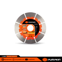 PUMPKIN พิมคิน - ใบตัดเพชร เซาะร่องปูน คอนกรีต SEGMENT TYPE GROOVE CONCRETE ขนาด 4.5 นิ้ว รุ่น PTT-SGC115