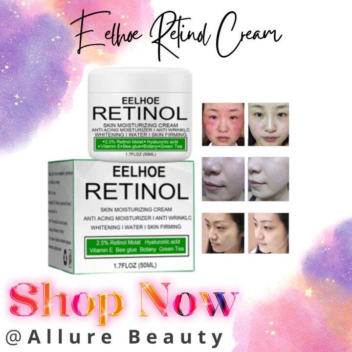 EELHOE RETINOL WHITENING CREAM Skin moisturizer Body lotion cream ...