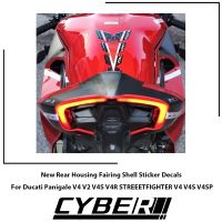 New Rear Housing Fairing Shell Sticker Decals For Ducati Panigale V4 V2 V4S V4R STREEETFIGHTER V4 V4S V4SP