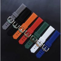 ★New★ สายนาฬิกาข้อมือ ยางซิลิโคนนิ่ม สําหรับ TAG Panerai Seiko Watch Strap