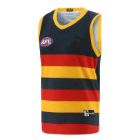 [พร้อมส่ง] 2022 ADELAIDE CROWS AFL GUERNSEY-เสื้อรักบี้บุรุษขนาด: S-3XL (พิมพ์หมายเลขชื่อที่กำหนดเอง) คุณภาพสูงสุดจัดส่งฟรี