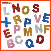 DANGL 140pcs อีวีเอ สติกเกอร์ตัวอักษรโฟมกากเพชร A-Z สีสันสดใส กาวในตัว งานฝีมืองานประดิษฐ์ 1.7นิ้วค่ะ สติกเกอร์ตัวอักษรตัวอักษร สำหรับสมุดเก็บภาพบัตร