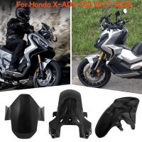 //☒ฝาครอบบังโคลนรถด้านข้างด้านหน้ารถจักรยานยนต์สำหรับ Honda X-ADV 750 2017-2020บังโคลนไปข้างหน้าไม่ทาสี X-ADV750 2019 2018