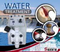 ปั้มคลอรีนอัตโนมัติ เพื่อการปรับสภาพน้ำล้างผัก ผลไม้ / Dosing pump รุ่น FcE / อุปกรณ์ติดตั้งครบชุด