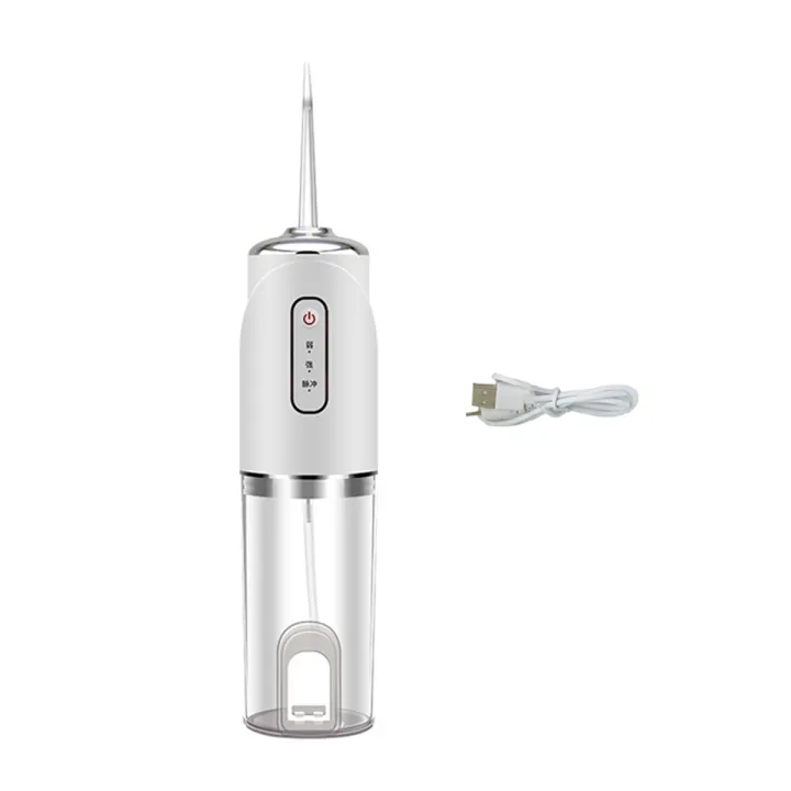 Electric Flusher Tooth Cleaner IPX7 Waterproof Electric Oral Irrigator ...