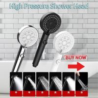 Shower Head Water Saving Adjustable High Pressure Water Saving Shower One-key Stop Water Shower Head Bathroom Accessories Showerheads