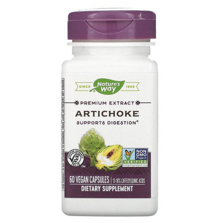 อาร์ติโชค-natures-way-standardized-artichoke-extract-600-mg-with-milk-thistle-seed-extract-60-veg-caps