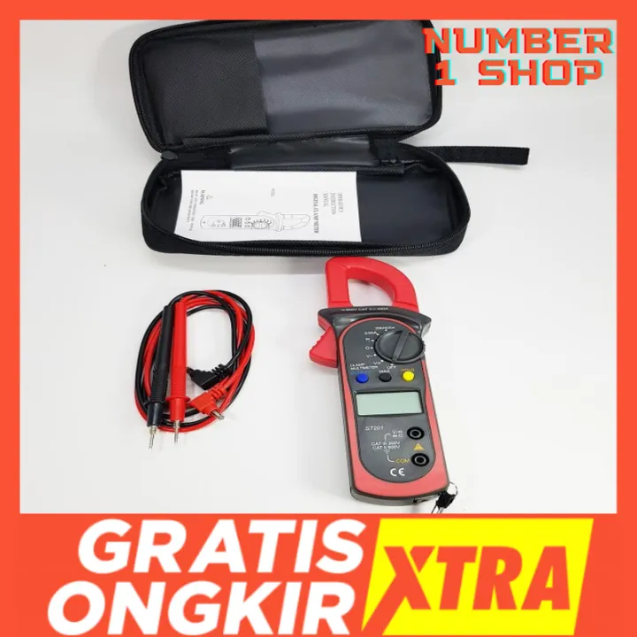 Tang Ampere Ac 400A Autorange St201 Clamp Meter Toko Kami