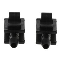 】【=-【 2Pcs  Car Front Windshield Washer Valve Adapter Plastic Nozzle Compatible With Megane 2 Scenic2 8200082347