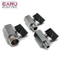 ∈ Brass Ball Valve 1/8 1/4 3/8 1/2 BSP Threaded Mini Male To Female Air Compressor Water Gas Oil Shut Off Valve