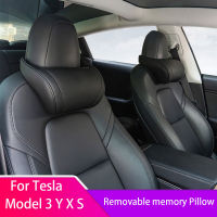 Neck Pillow For Tesla Model 3 Y S X Car Seat Headrest Cushion Neck Headrest 1PC