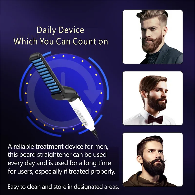 Multifunctional Electric Hair Comb Brush Beard Straightener Professional Hair Styling Tool Curler For Men | Lazada Multifunctional Electric Hair Comb Brush Beard Straightener Professional Hair Styling Tool Curler For Men | Lazada