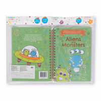 Toys R Us Creation Nation ครีเอชั่น เนชั่น สมุดระบายสี Scratch Book- Aliens Monsters (931289)