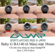 Đồng hồ nữ Casio Baby-G BA140 Mặt 38mm dây cao su thể thao nữ và nam tay