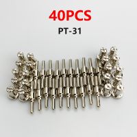 40pcs PT31 40A Plasma Cutting Torch Consumable Cutter Extended Long Plasma Cutter Kit Plasma Torch Tip Electrode Nozzle