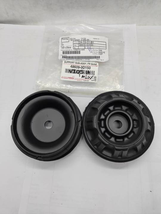 แท้เบิกศูนย์-ยางเบ้าโช้คอัพหน้า-toyota-vios-gen-3-2013-2017-48609-0d0150