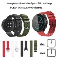 Polar Vantage M Silicone Strap Wristband Replacement Strap Official silver buckle bracelet for Easyfit watch accessories