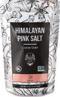 Soeos Himalayan Pink Salt 2lbs, Course Grain, Natural Pure Rock Salt, Gourmet Pure Crystal Pink Salt, Pink Salt for Grinder and Salt Mills, Pink Sea Salt, Himalayan Salt Bulk, Hymalayan.