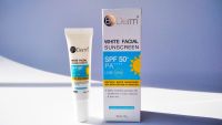 BR DERM WHITE FACIAL SUNSCREEN SPF50+ PA++++ 15 G.บีอาร์เดิร์ม กันแดดพร้อมบำรุงผิวให้ขาวขั้นตอนเดียว ด้วยสารกลูตาไธโอน