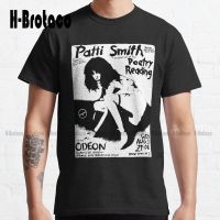 Patti Smith Classic T-Shirt High Quality Cute Elegant Lovely Kawaii Cartoon Sweet Cotton Tee Shirts Custom Gift Xs-5Xl Unisex