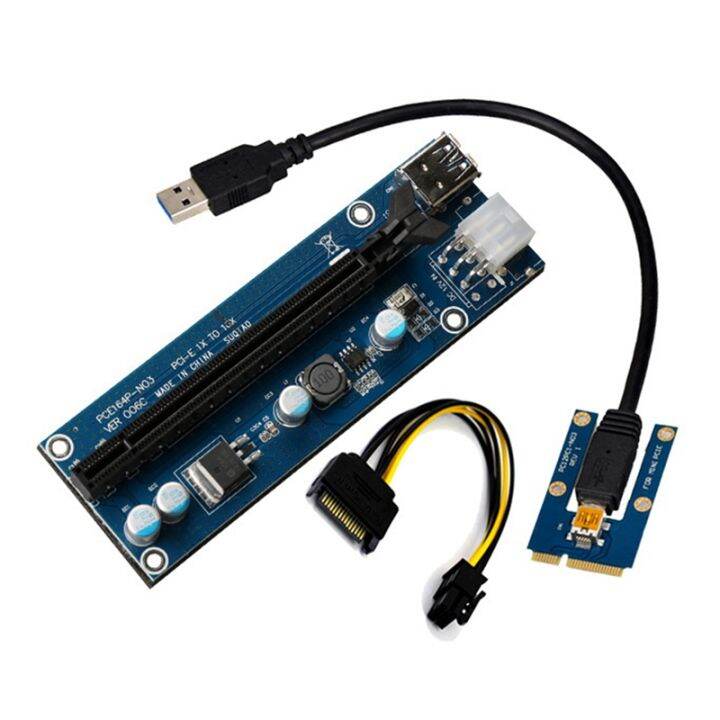 Mini PCIE to PCIE X16 Graphics Card Expansion Card Riser Card PCI ...